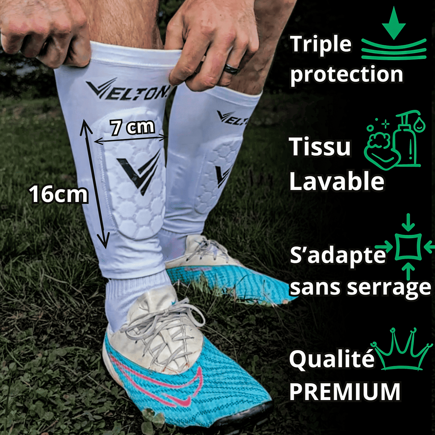 PROTÈGE-TIBIA INTÉGRÉ